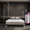 Sweet 12" King Mattress; Copper Infused Moisture Wicking Memory Foam and Silk Like Foam with Ice Feel Cooling Fabric; Plush Foam Core Support; Made in