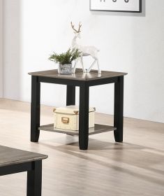 Simple Modern Look Wooden End Table Living Room Sofa Side Table Solid Rubberwood