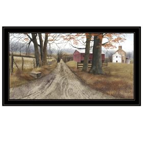Trendy Decor 4U "The Road Home" Framed Wall Art; Modern Home Decor Framed Print for Living Room; Bedroom & Farmhouse Wall Decoration by Billy Jacobs