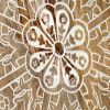 vidaXL Hand-Carved Wall Panels 2 pcs Solid Mango Wood 23.6"x23.6"x1"