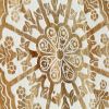vidaXL Hand-Carved Wall Panels 2 pcs Solid Mango Wood 23.6"x23.6"x1"