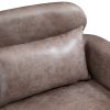 51"W Classical Loveseat Small Sofa Small Mini Room Couch Two-Seater Sofa With 2 Throw Pillows Black Metal Legs for Small Space Office Studio Apartment