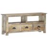 vidaXL TV Cabinet 43.3"x11.8"x19.7" Solid Mango Wood