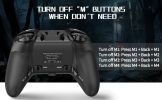 Wireless Bluetooth Gaming Controller Gamepad for PC Windows 7 8 10/Nintendo Switch/Android 4.0 UP/iOS;  Motion Control;  Dual Vibration;  M Buttons;