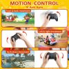 Wireless Bluetooth Gaming Controller Gamepad for PC Windows 7 8 10/Nintendo Switch/Android 4.0 UP/iOS;  Motion Control;  Dual Vibration;  M Buttons;