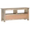 vidaXL TV Cabinet 43.3"x11.8"x19.7" Solid Mango Wood
