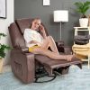 Massage Recliner Chair with Lumbar Heating Function