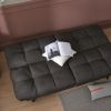 Convertible Memory Foam Futon Couch Bed; Modern Folding Sleeper Sofa in living room-SF267FADGY