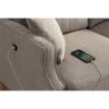 Living Space Sofa 2 Seater ; Loveseat With Waterproof Fabric Cream ; USB Charge