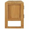 vidaXL TV Cabinet 47.2"x12.6"x17.7" Solid Teak Wood