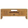 vidaXL TV Cabinet 47.2"x12.6"x17.7" Solid Teak Wood