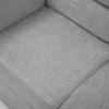 Loveseats Sofa Bed with Pull-out Bed; Adjsutable Back and Two Arm Pocket; Grey (54.5&ldquo;x33&rdquo;x31.5&ldquo;)