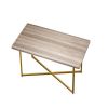coffee table environment-friendly artificial wooden tabletop ; easy assembly coffee table light luxury; modern simple living room; multi-functional st