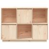 vidaXL Sideboard 43.5"x13.8"x31.5" Solid Wood Pine
