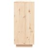 vidaXL Sideboard 43.5"x13.8"x31.5" Solid Wood Pine