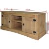 vidaXL TV Cabinet Mexican Pine Corona Range 47.2"x15.7"x20.5"