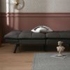 Convertible Memory Foam Futon Couch Bed; Modern Folding Sleeper Sofa in living room-SF267FADGY