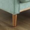 Living Space sofa 2 seater ; Loveseat With Waterproof Fabric Baby Blue; USB Charge