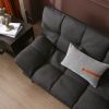 Convertible Memory Foam Futon Couch Bed; Modern Folding Sleeper Sofa in living room-SF267FADGY