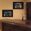 "Cheers Collection" 2-Piece Vignette By Debbie DeWitt; Printed Wall Art; Ready To Hang Framed Poster; Black Frame
