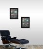 "Reminders from Mom and Dad Collection" 2-Piece Vignette By Tonya Crawford; Printed Wall Art; Ready To Hang Framed Poster; Black Frame