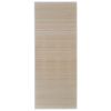 vidaXL Rug Bamboo 39.4"x63" Natural