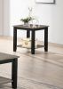 Simple Modern Look Wooden End Table Living Room Sofa Side Table Solid Rubberwood