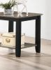 Simple Modern Look Wooden End Table Living Room Sofa Side Table Solid Rubberwood