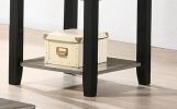 Simple Modern Look Wooden End Table Living Room Sofa Side Table Solid Rubberwood