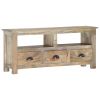 vidaXL TV Cabinet 43.3"x11.8"x19.7" Solid Mango Wood