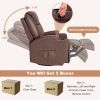Massage Recliner Chair with Lumbar Heating Function