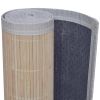 vidaXL Rug Bamboo 39.4"x63" Natural