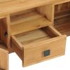 vidaXL TV Cabinet 47.2"x12.6"x17.7" Solid Teak Wood