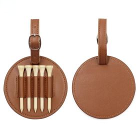 Father's Day Gifts Dad Golf Bag Tag with 5 Tees Set; Best Dad By Par; Golf Tees Bulk for Fathers; Funny Birthday Gift from Daughter Son Kids; Christma (Color: Black, size: 2pcs)