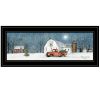 Trendy Decor 4U "Winter on The Farm" Framed Wall Art; Modern Home Decor Framed Print for Living Room; Bedroom & Farmhouse Wall Decoration by Billy Jac