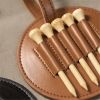 Father's Day Gifts Dad Golf Bag Tag with 5 Tees Set; Best Dad By Par; Golf Tees Bulk for Fathers; Funny Birthday Gift from Daughter Son Kids; Christma